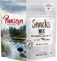 Produktbild von Purizon Gefriergetrocknete Fisch Leber Leckerli für alle Altersstufen 120 g