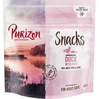 Produktbild von Purizon Gefriergetrocknetes Leckerli Ente mit Fisch für alle Altersstufen 40 g