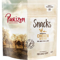 Produktbild von Purizon Getreidefreies Hundeleckerli Huhn mit Fisch 40g
