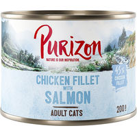 Produktbild von Purizon Getreidefreies Nassfutter Huhn mit Lachs Monoprotein 200 g