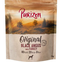 Produktbild von Purizon Hundefutter Adult Black-Angus-Rind mit Truthahn getreidefrei mit hohem Fleischanteil 1 kg - 1 kg