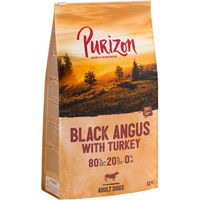 Produktbild von Purizon Hundefutter Adult Black-Angus-Rind mit Truthahn getreidefrei mit hohem Fleischanteil 2 x 12 kg - 2 x 12 kg
