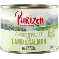 Produktbild von Purizon Hundefutter Adult Huhn in Sauce getreidefrei 6 x 200 g - 6 x 200 g