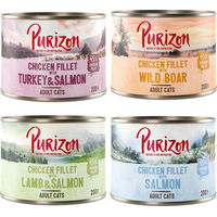 Produktbild von Purizon Hundefutter Adult Stückchen in Sauce Huhn getreidefrei 6 x 200 g
