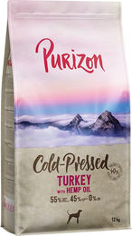 Produktbild von Purizon Hundefutter Kaltgepresst Pute mit Hanföl Getreidefrei 2 x 12 kg - 2 x 12 kg