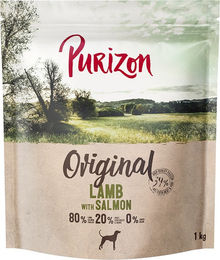 Produktbild von Purizon Hundefutter Lamm mit Lachs Adult getreidefrei mit hohem Fleischanteil 4 x 1 kg - 4 x 1 kg