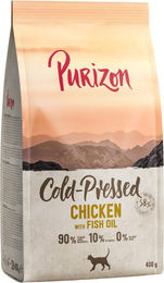 Produktbild von Purizon Hundetrockenfutter Kaltgepresst Huhn Monoprotein Getreidefrei 400g - 400 g