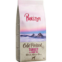 Produktbild von Purizon Kaltgepresstes Hundefutter Pute mit Hanföl Getreidefrei 4 x 1 kg - 4 x 1 kg