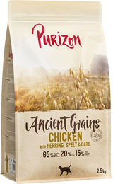 Produktbild von Purizon Katzenfutter Adult Huhn mit Fisch mit Urgetreide 2,5 kg - 2,5 kg