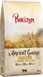 Produktbild von Purizon Katzenfutter Adult Huhn mit Fisch Urgetreide 6,5 kg - 6,5 kg