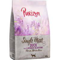 Produktbild von Purizon Katzenfutter Ente Monoprotein Getreidefrei Adult 400 g - 400 g