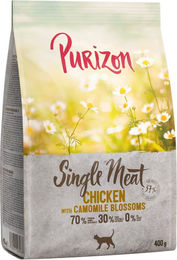 Produktbild von Purizon Katzenfutter Huhn Monoprotein Getreidefrei mit Kamillenblüten Adult 400 g - 400 g