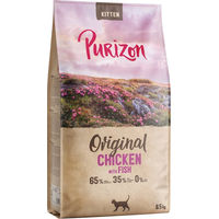 Produktbild von Purizon Kitten Trockenfutter Huhn und Fisch Getreidefrei 2 x 6,5 kg