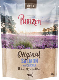 Produktbild von Purizon Kitten Trockenfutter Lachs mit Huhn getreidefrei 400 g