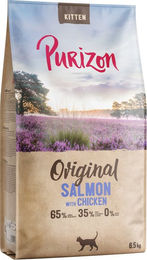 Produktbild von Purizon Kitten Trockenfutter Lachs mit Huhn getreidefrei 6,5 kg