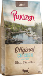 Produktbild von Purizon Large Adult Hundefutter Huhn & Fisch getreidefrei 6,5 kg