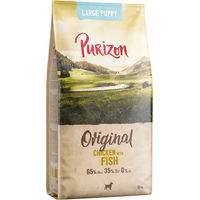 Produktbild von Purizon Large Puppy Trockenfutter Huhn & Fisch für große Hunderassen Welpen getreidefrei 12 kg