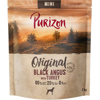 Produktbild von Purizon Mini Hundefutter Adult Black Angus und Truthahn getreidefrei mit hohem Fleischanteil 1 kg - 1 kg
