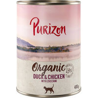 Produktbild von Purizon Organic Bio Katzenfutter Fisch Getreidefrei Adult 12 x 400 g