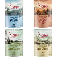 Produktbild von Purizon Original Adult Hundefutter Mixpaket 6 x 300 g Stückchen in Sauce getreidefrei und sensitive - 6 x 300 g