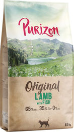 Produktbild von Purizon Original Hundefutter Lamm mit Fisch getreidefrei 6,5 kg