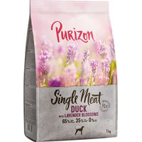 Produktbild von Purizon Single Meat Adult Hundefutter Ente mit Apfel und Lavendelblüten getreidefrei monoprotein sensitive 1 kg - 1 kg