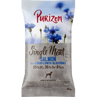Produktbild von Purizon Single Meat Adult Hundefutter Lachs mit Spinat und Kornblumenblüten getreidefrei monoprotein 100 g