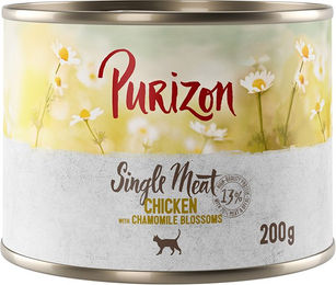 Produktbild von Purizon Single Meat Hundefutter Huhn mit Kamillenblüten getreidefrei monoprotein 6 x 200 g - 400 g