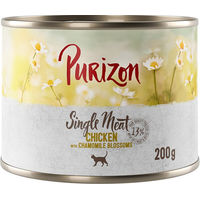 Produktbild von Purizon Single Meat Hundefutter Huhn mit Kamillenblüten getreidefrei monoprotein 6 x 200 g - 400 g