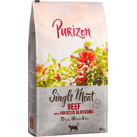 Produktbild von Purizon Single Meat Katzenfutter Rind Monoprotein Getreidefrei 2 x 6,5 kg - 2 x 6,5 kg