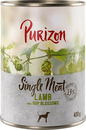 Produktbild von Purizon Single Meat Nassfutter Lamm getreidefrei monoprotein sensitive 6 x 400 g