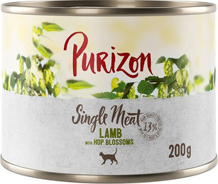 Produktbild von Purizon Single Meat Nassfutter Lamm mit Hopfenblüten getreidefrei monoprotein 6 x 200 g