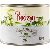 Produktbild von Purizon Single Meat Nassfutter Lamm mit Hopfenblüten getreidefrei monoprotein 6 x 200 g