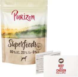 Purizon Superfoods Hundefutter Adult Rind mit Huhn Getreidefrei mit hohem Fleischanteil 100 g – Bild 1 von 1