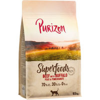 Produktbild von Purizon Superfoods Hundefutter Getreidefrei mit Rind und Büffel 6,5 kg