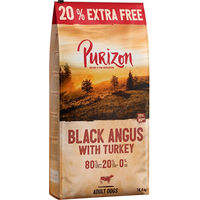 Produktbild von Purizon Trockenfutter Adult Getreidefrei Black Angus Rind mit Truthahn 14,4 kg