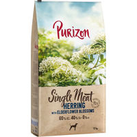 Produktbild von Purizon Trockenfutter Adult Hering mit Holunderblüten Getreidefrei Hoher Fleischanteil 2 x 12 kg - 2 x 12 kg