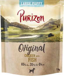 Produktbild von Purizon Trockenfutter für große Welpen Huhn & Fisch getreidefrei 1 kg