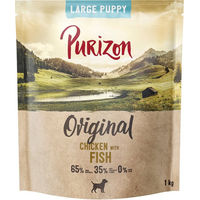 Produktbild von Purizon Trockenfutter für große Welpen Huhn & Fisch getreidefrei 1 kg