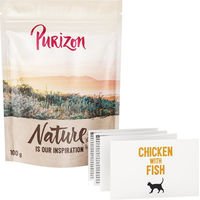 Produktbild von Purizon Trockenfutter Huhn mit Fisch getreidefrei kaltgepresst Monoprotein 100 g