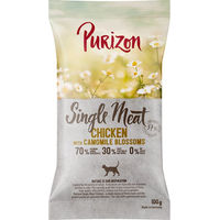 Produktbild von Purizon Trockenfutter Huhn mit Kamilleblüten getreidefrei monoprotein kaltgepresst 100g