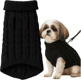 Purlov Hundepullover Strickpullover mit Rollkragen für Hunde – Bild 1 von 1