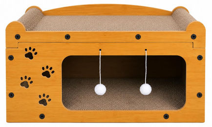 Purlov Kratzbaum Etagenhaus für Katzen 27016 – Bild 1 von 1