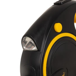 Purlov Rollleine für Hunde mit LED-Licht und Kotbeutelspender 5m für mittlere Rassen – Bild 1 von 9