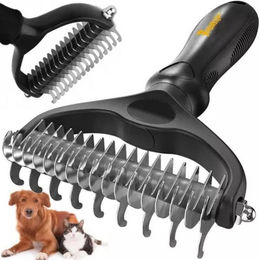 Purlov Tierhaarentferner Schermaschine für Hunde und Katzen in Schwarz aus Metall Kunststoff und Gummi – Bild 1 von 5
