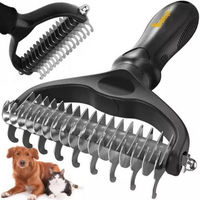 Produktbild von Purlov Tierhaarentferner Schermaschine für Hunde und Katzen in Schwarz aus Metall Kunststoff und Gummi