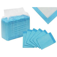 Produktbild von Purlov Welpenunterlage Saugfähige Hygieneeinlage Blau 50 Stück