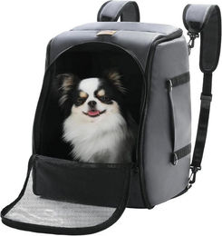 Purpurra 3-in-1 Tiertransporttasche als Haustierrucksack und Autobett für kleine Hunde und Katzen bis 6 kg – Bild 1 von 2