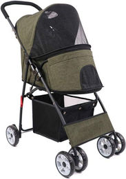 Purpurra Hundebuggy Haustierwagen mit Sicherheitsgurt für 1 oder 2 Hunde – Bild 1 von 5