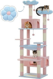 Purpurra Kratzbaum Katzenturm mit Hängematte und Katzenhöhle aus Sisal für Katzen – Bild 1 von 2